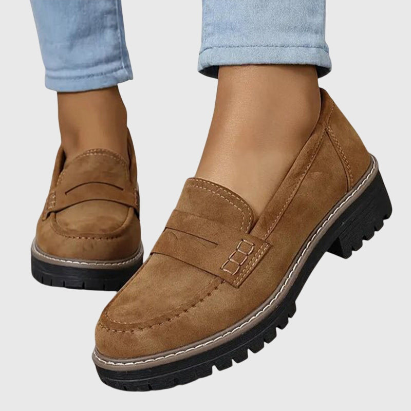Clara | Timeless Suede Loafers