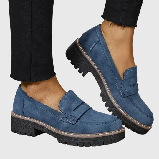 Clara | Timeless Suede Loafers