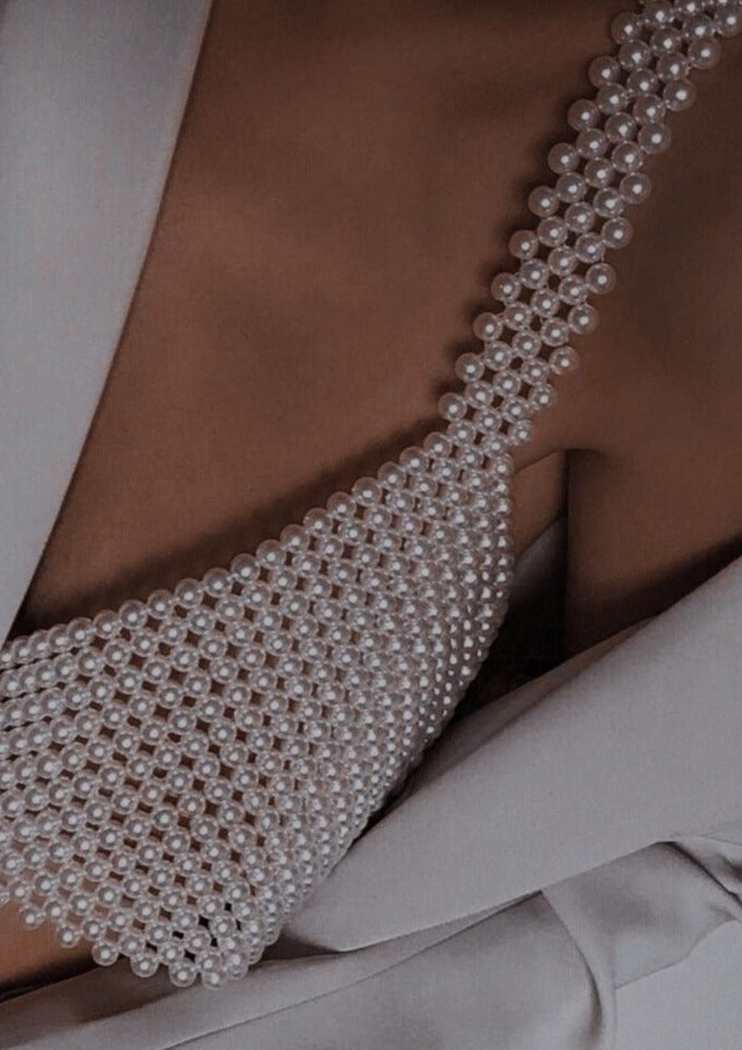 Aeryn | Parel Crop Top – Handgemaakt Design